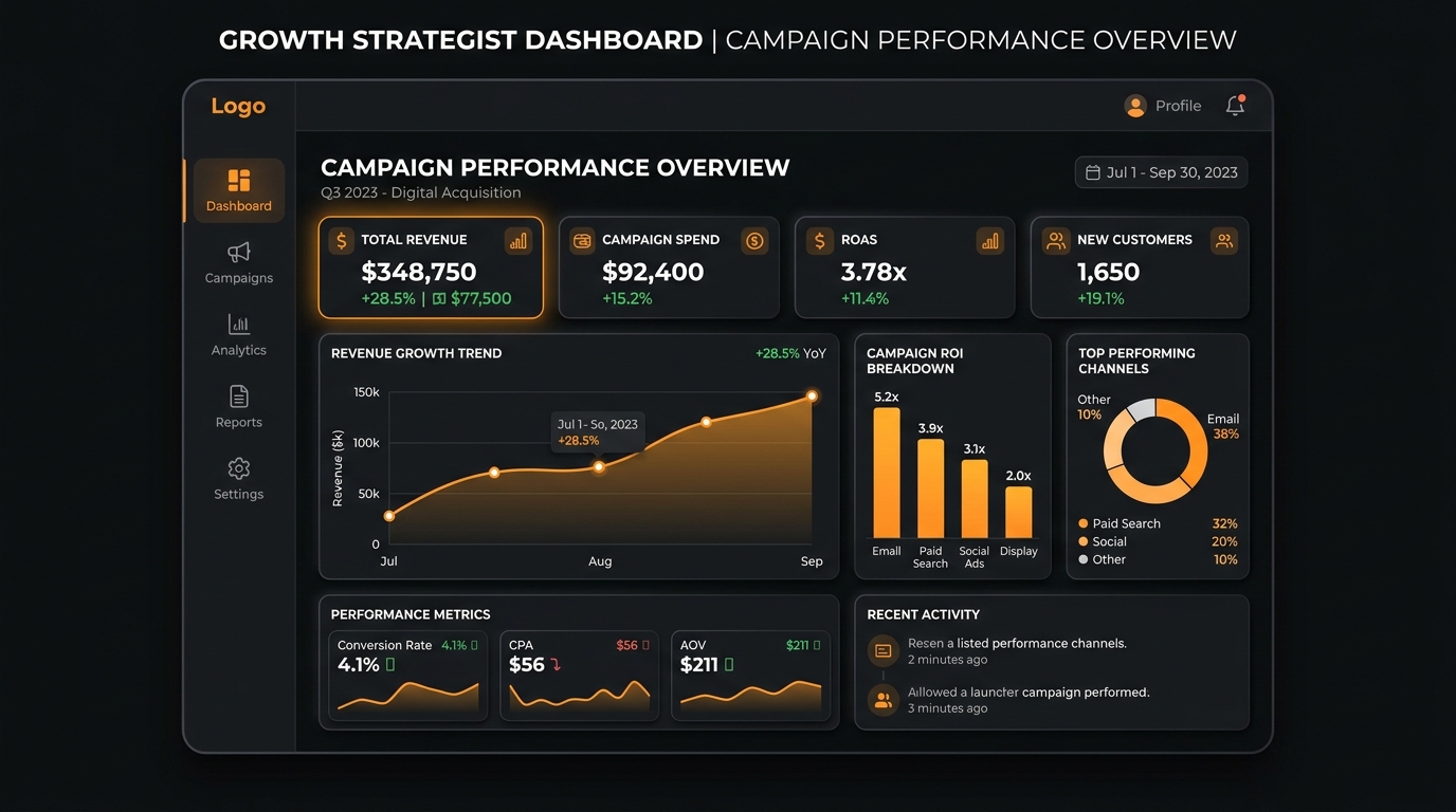 Growth Strategist Mockup