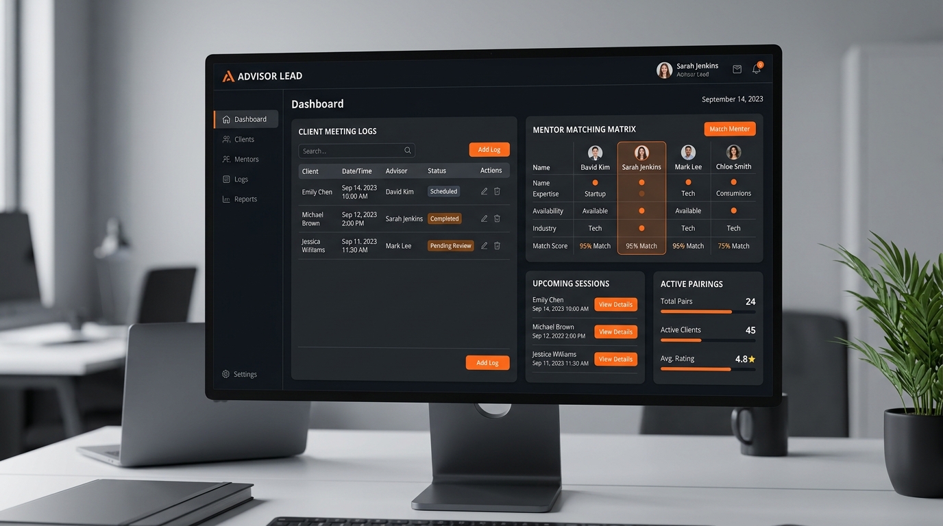 Advisor Lead Mockup