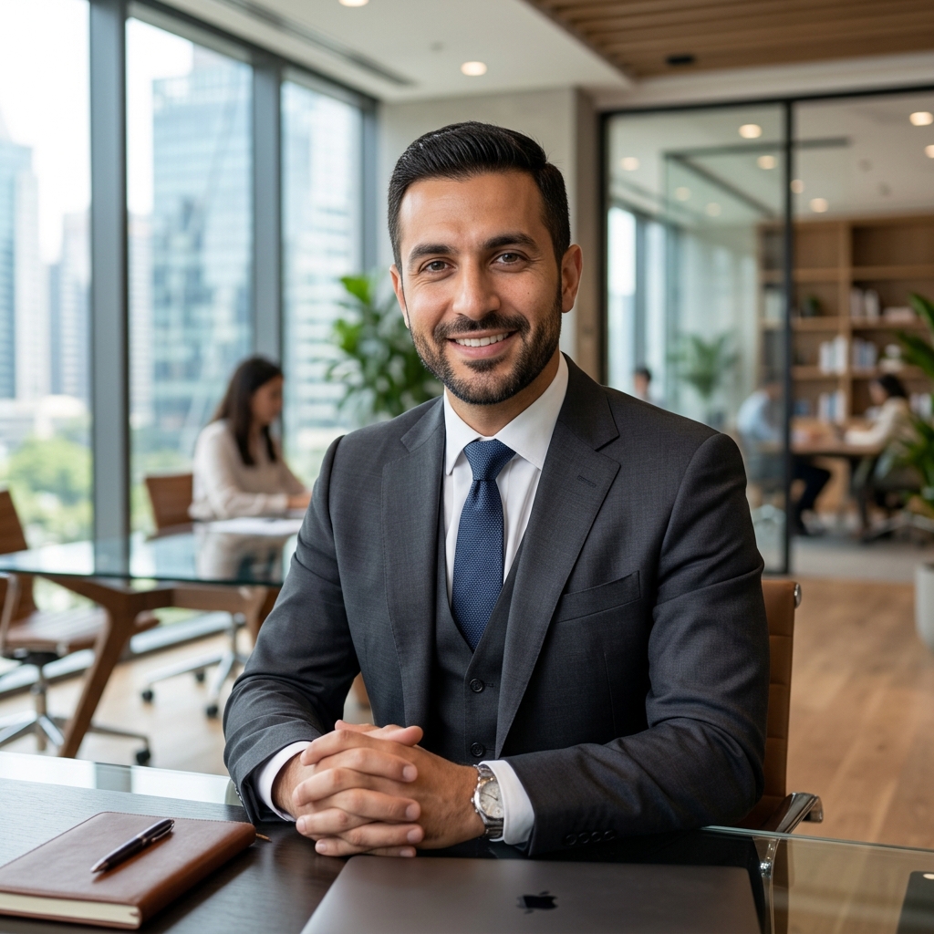 Middle Eastern Business Owner headshot